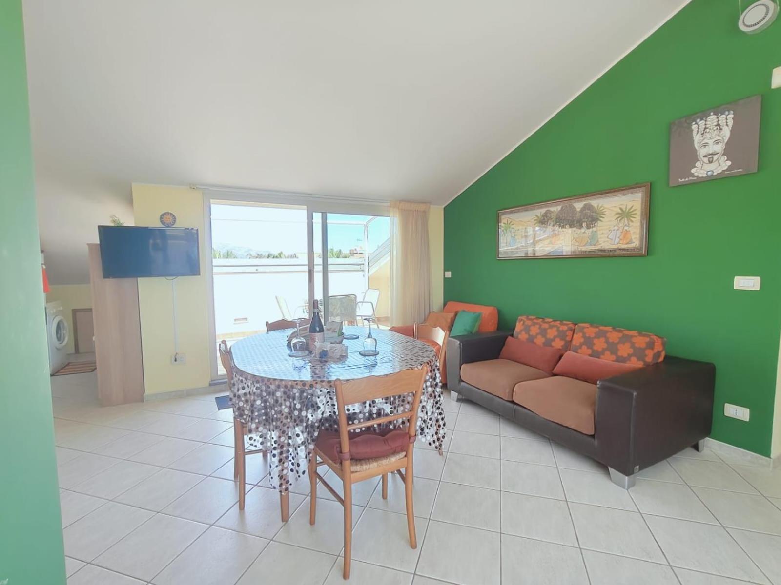 Ferienwohnung Sicilia, Mansarda Le Due Terrazze Mascali Exterior foto